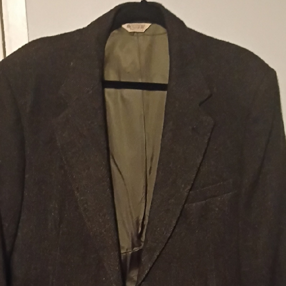 Elegant Dark Gray Men's Blazer